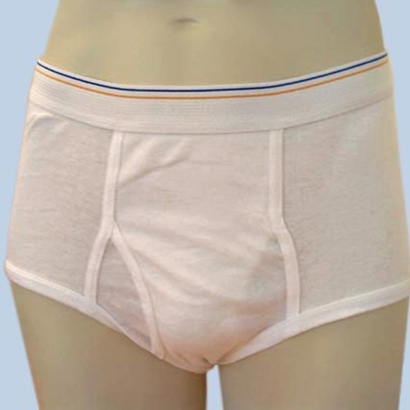 FRUIT of the Loom Briefs Gold Blue Band Tighty Whities Vintage Lot 3 PR Vintage - Picture 2 of 11